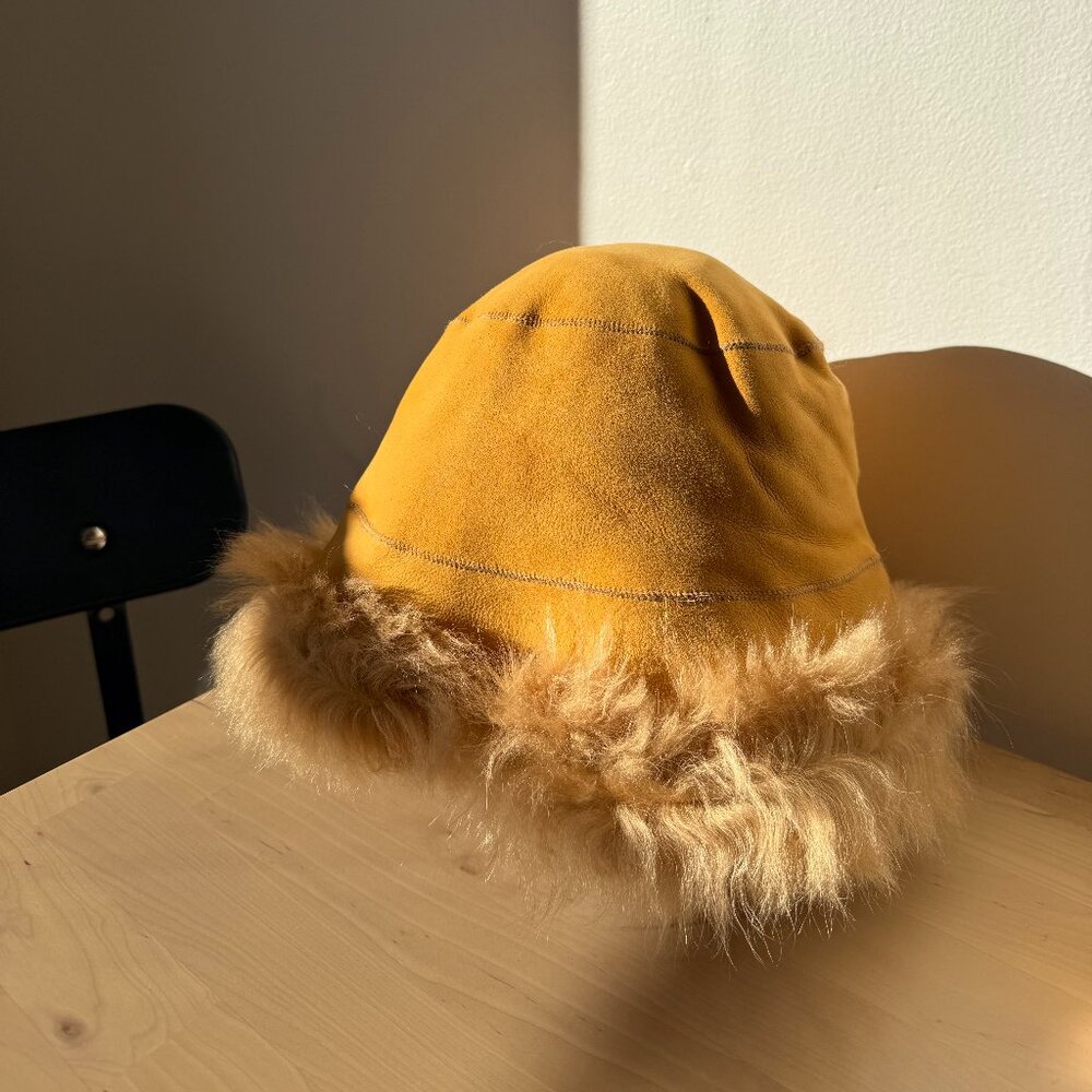 Cawley Bucket Hat in Orange Peach